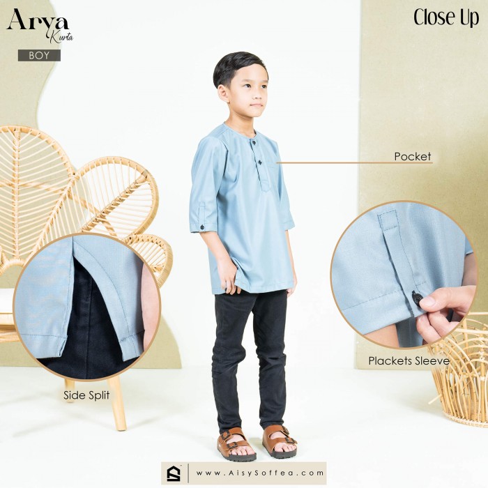 Arya : Kurta Kid - Rosegold