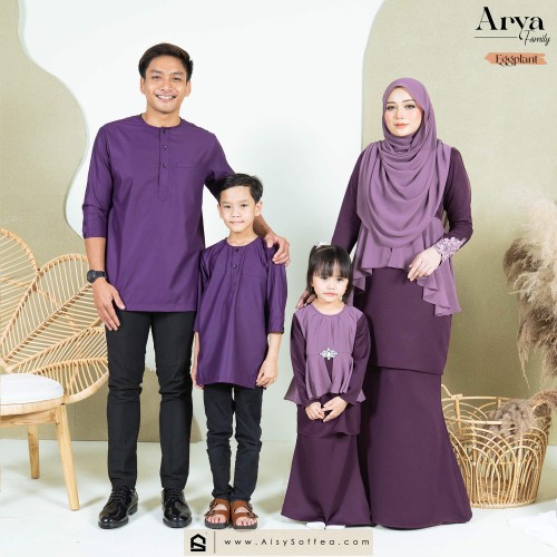 Arya : Kurta Kid - Eggplant