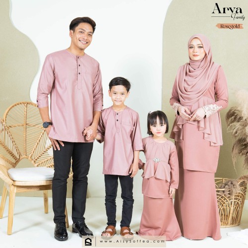 Arya : Kurta Kid - Rosegold