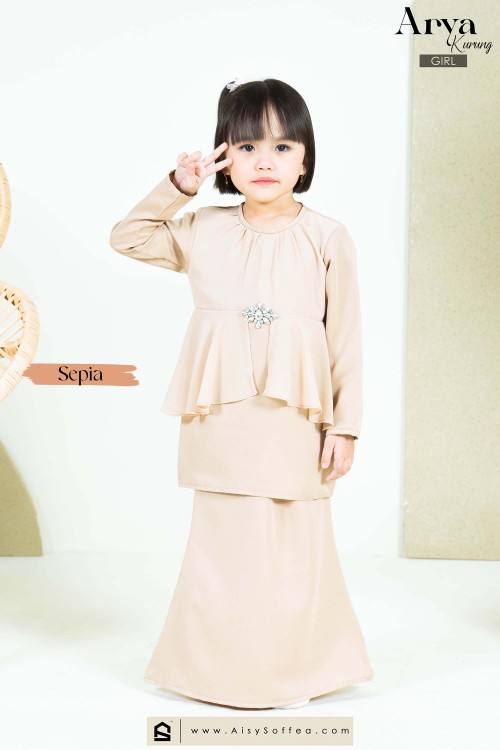 Arya : Kurung Kid - Sepia (Tiada Manik)