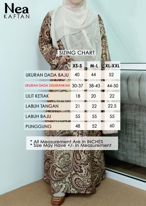 Nea Kaftan - Fern Grey