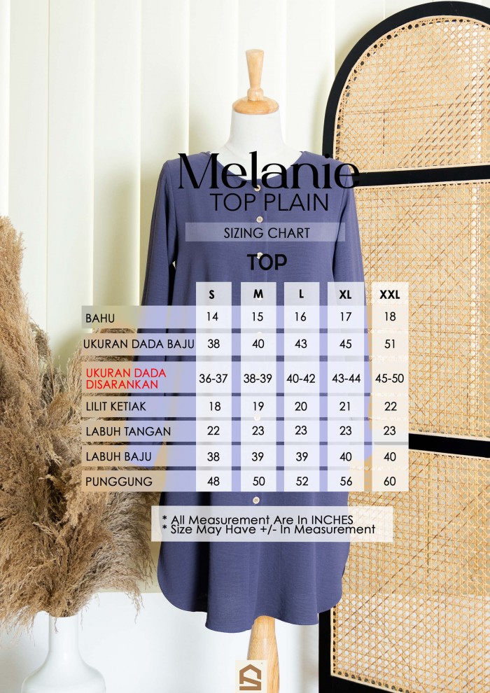 Melanie Plain Top - Violet