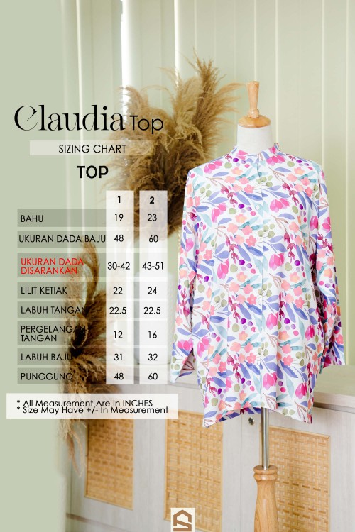 Claudia Top - Peony